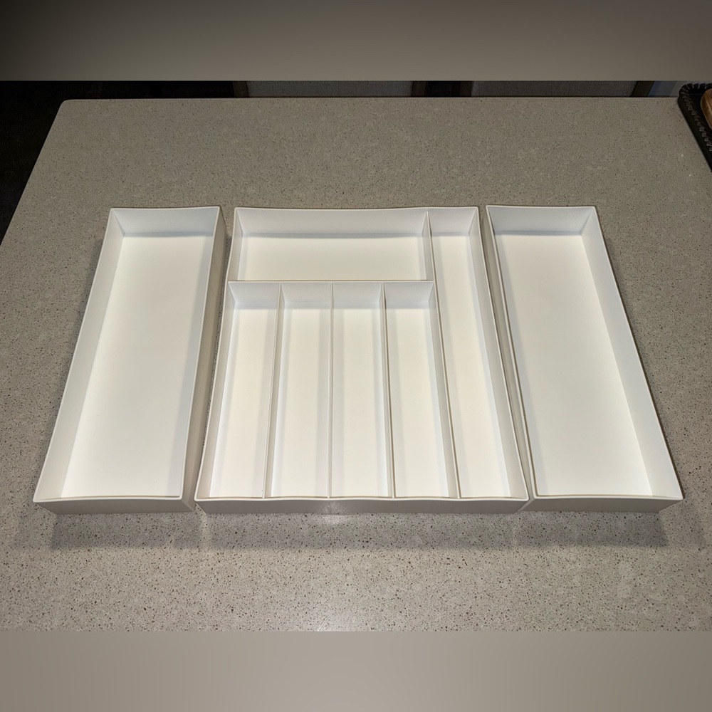 Brightroom Plastic Silverware/Utensil Drawer Organizers